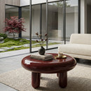 Glossy Iron Round Coffee Table | By-Boo Balloon