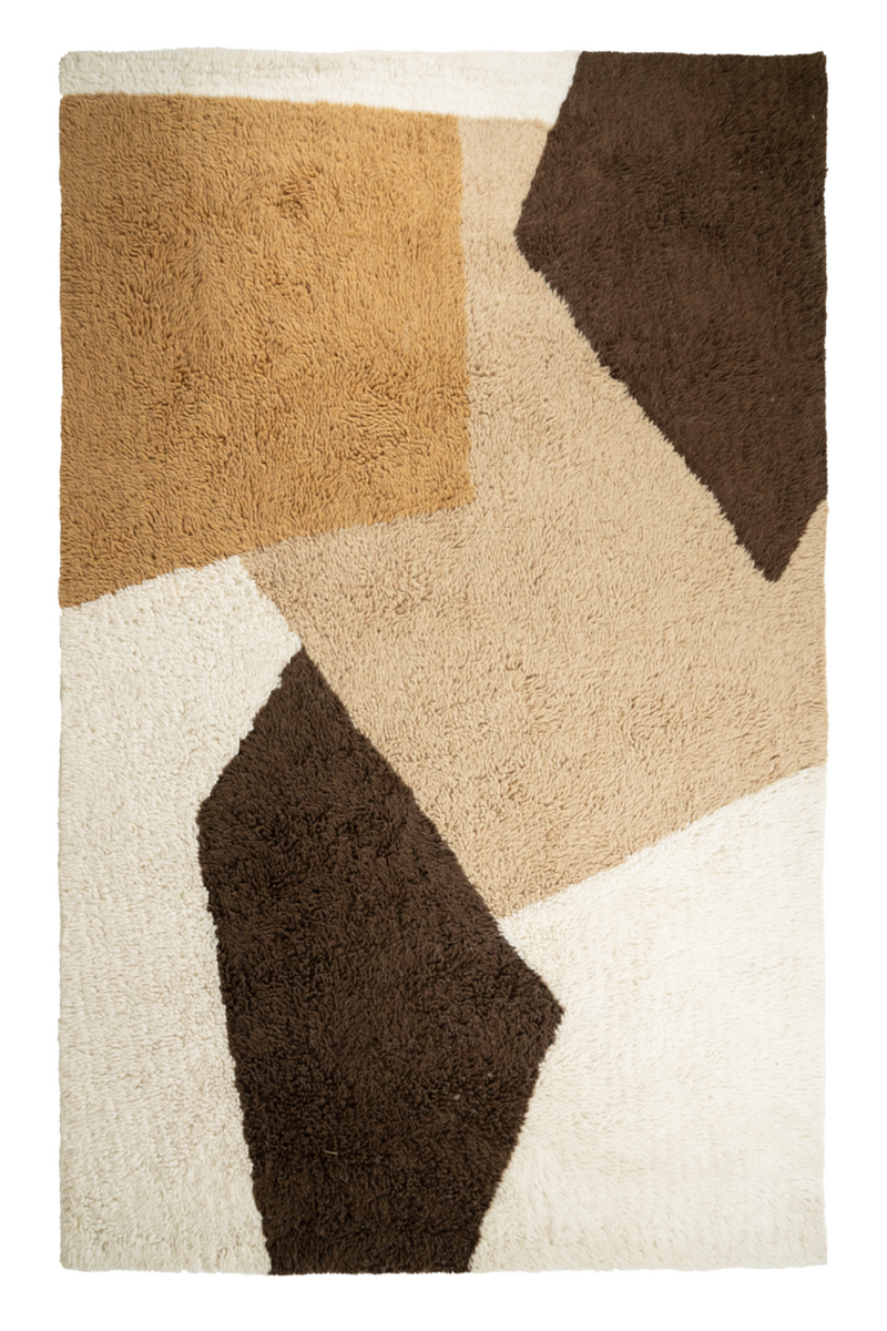 Wool Patchwork Carpet 6' x 10' | By-Boo Navaro | Oroatrade.com