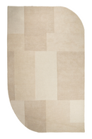 Geometrical Patterned Wool Carpet 6' x 9.5' | By-Boo Contour 
| Oroatrade.com