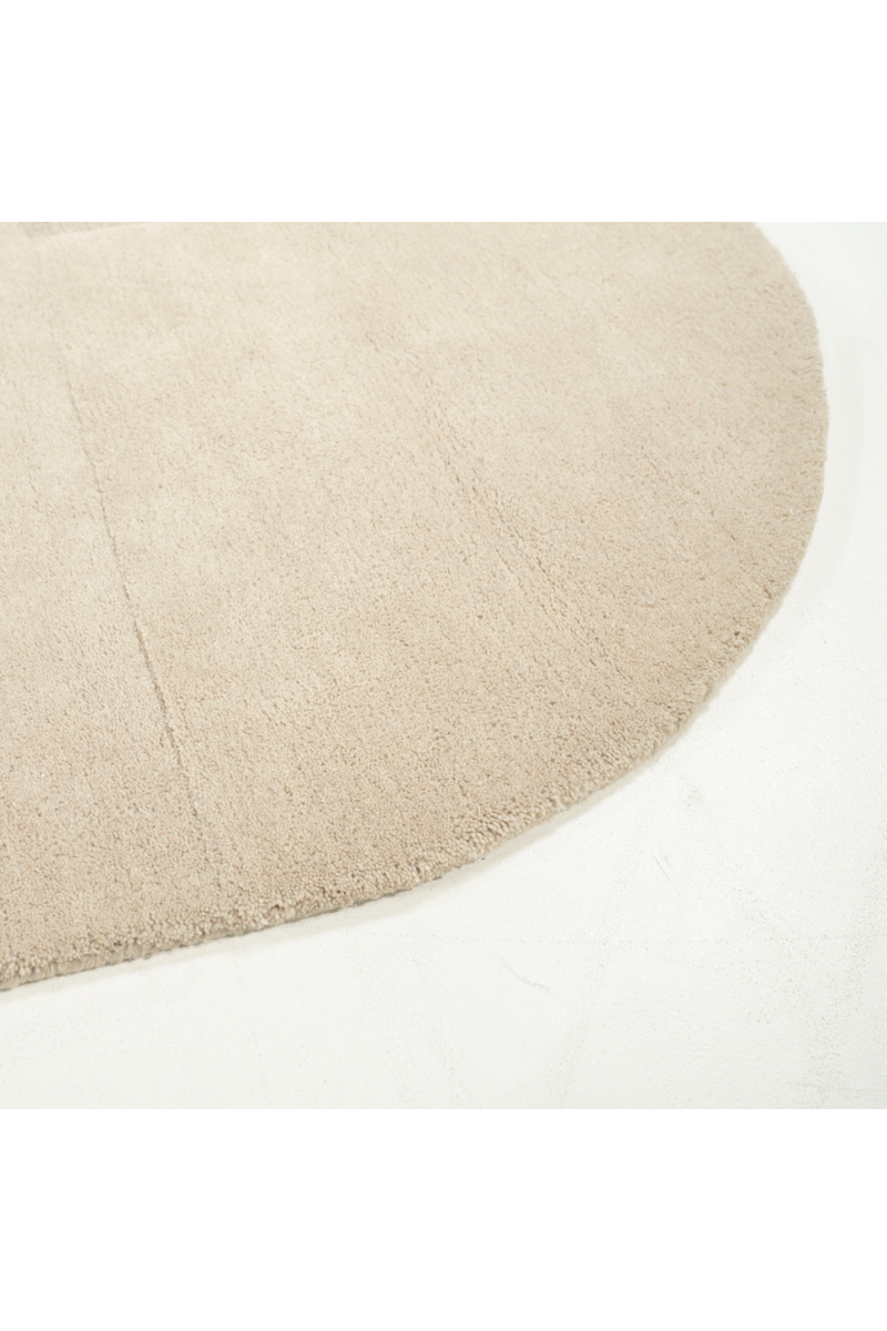 Geometrical Patterned Wool Carpet 6' x 9.5' | By-Boo Contour 
| Oroatrade.com