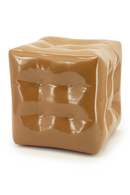 Glossy Crumpled Cube Stool | By-Boo Captives | Oroatrade.com