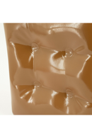 Glossy Crumpled Cube Stool | By-Boo Captives | Oroatrade.com