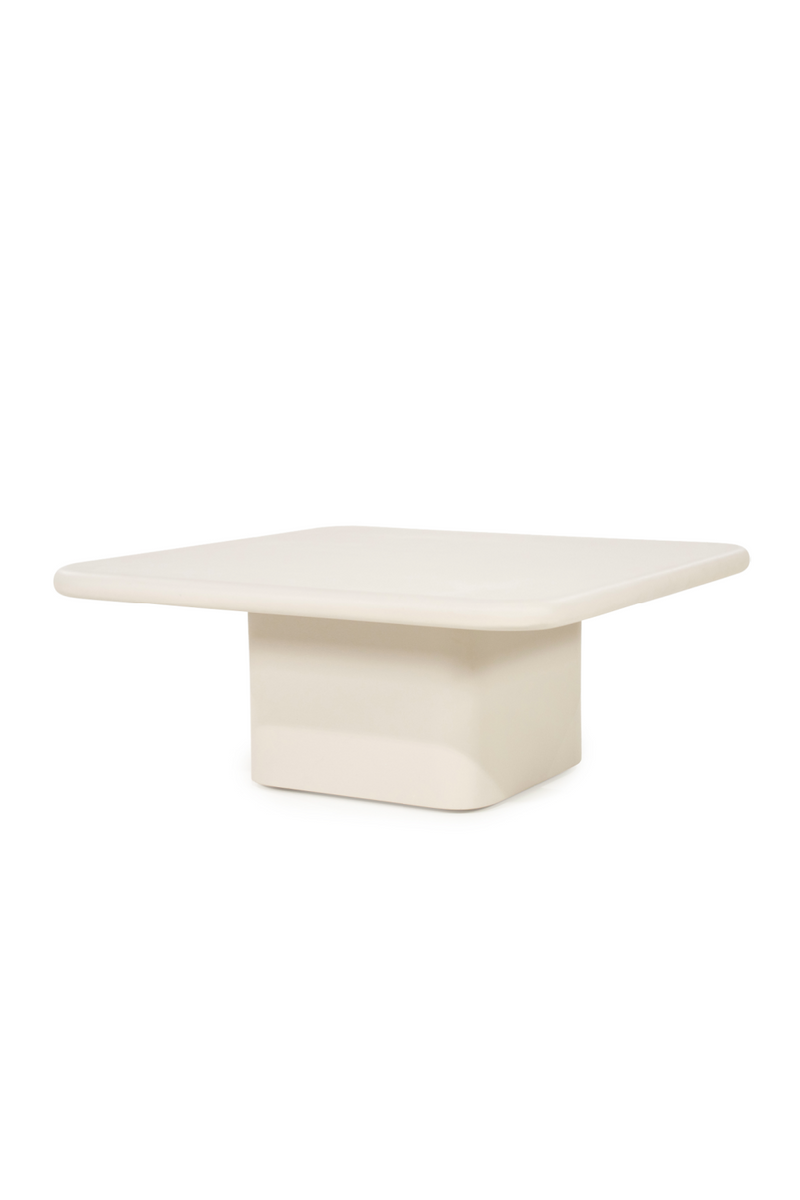 Lacquered Cement Square Coffee Table | By-Boo Siminto | Oroatrade.com