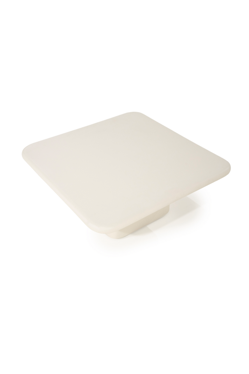 Lacquered Cement Square Coffee Table | By-Boo Siminto | Oroatrade.com