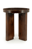 Brown Ceramic Side Table | By-Boo TiledUp | Oroatrade.com