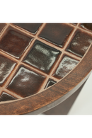 Brown Ceramic Side Table | By-Boo TiledUp | Oroatrade.com