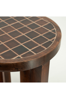 Brown Ceramic Side Table | By-Boo TiledUp | Oroatrade.com