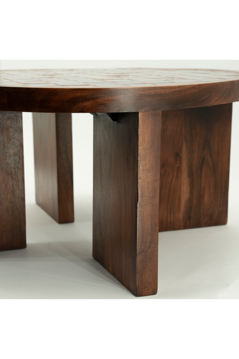 Brown Ceramic Coffee Table | By-Boo TiledUp | Oroatrade.com