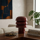 Glossy Iron Tiered Table Lamp | By-Boo Curo