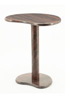 Marble Pedestal Side Table | By-Boo Rosso | Oroatrade.com