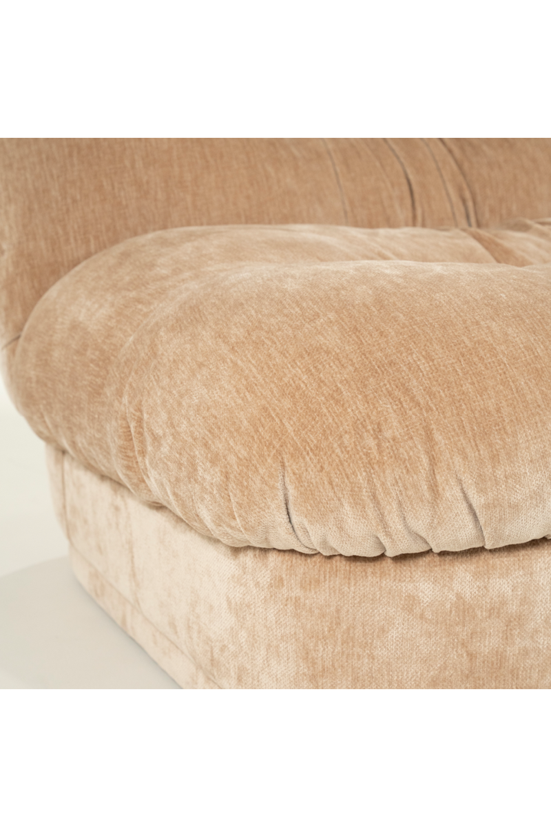 Fully-Upholstered Wrinkled Lounge Chair | By-Boo Nook | Oroatrade.com