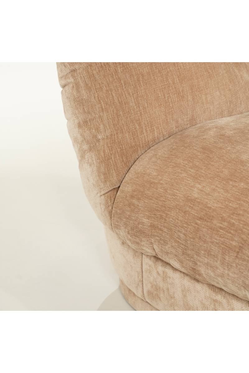 Fully-Upholstered Wrinkled Lounge Chair | By-Boo Nook | Oroatrade.com