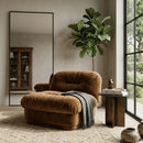 Fully-Upholstered Wrinkled Lounge Chair | By-Boo Nook