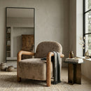 Wood-Framed Lounge Chair | By-Boo Retrova