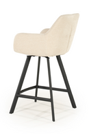 Upholstered Bar Stool with Arms | By-Boo Bliss | Oroatrade.com