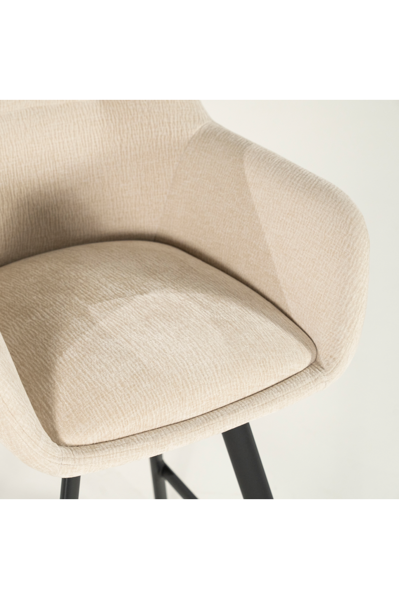 Upholstered Bar Stool with Arms | By-Boo Bliss | Oroatrade.com