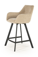 Upholstered Bar Stool with Arms | By-Boo Bliss | Oroatrade.com