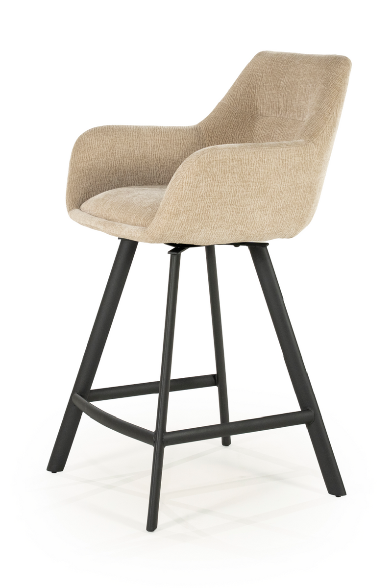 Upholstered Bar Stool with Arms | By-Boo Bliss | Oroatrade.com