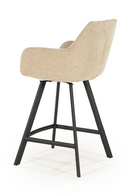 Upholstered Bar Stool with Arms | By-Boo Bliss | Oroatrade.com