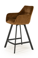 Upholstered Bar Stool with Arms | By-Boo Bliss | Oroatrade.com