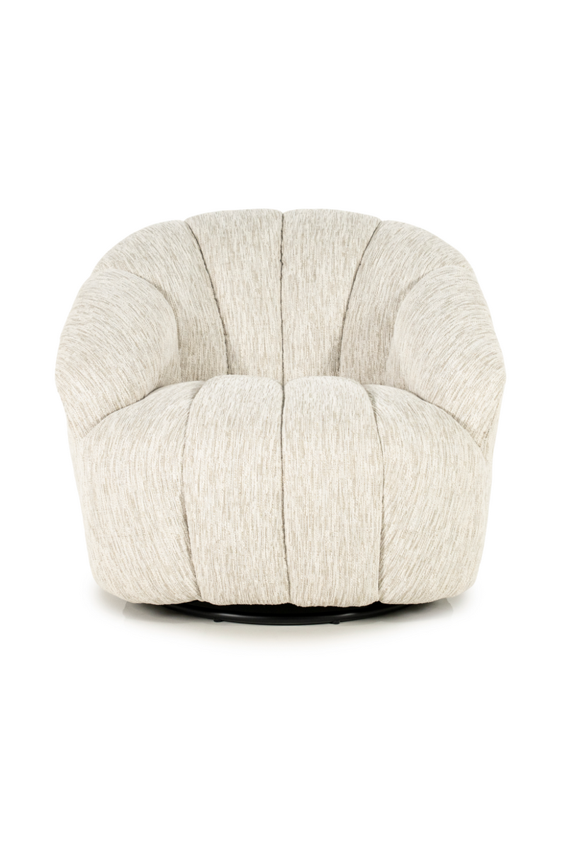 Deep-Channeled Swivel Chair | By-Boo Dream | Oroatrade.com