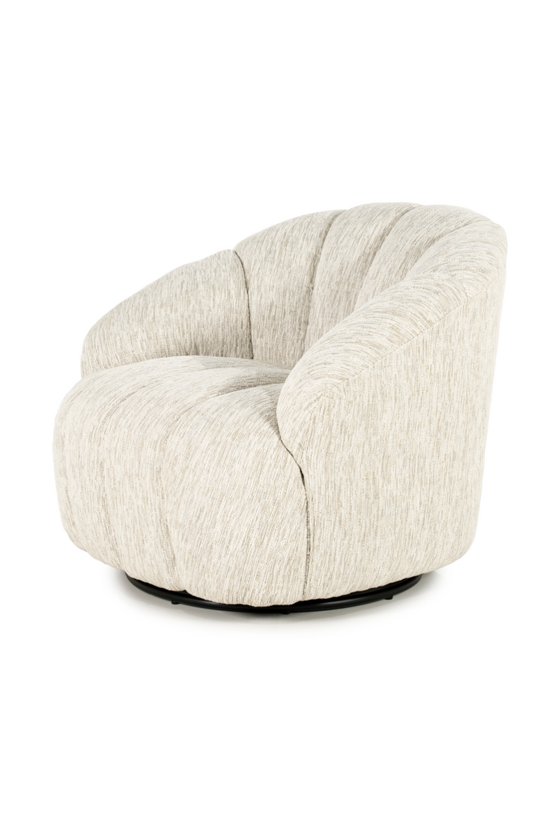 Deep-Channeled Swivel Chair | By-Boo Dream | Oroatrade.com