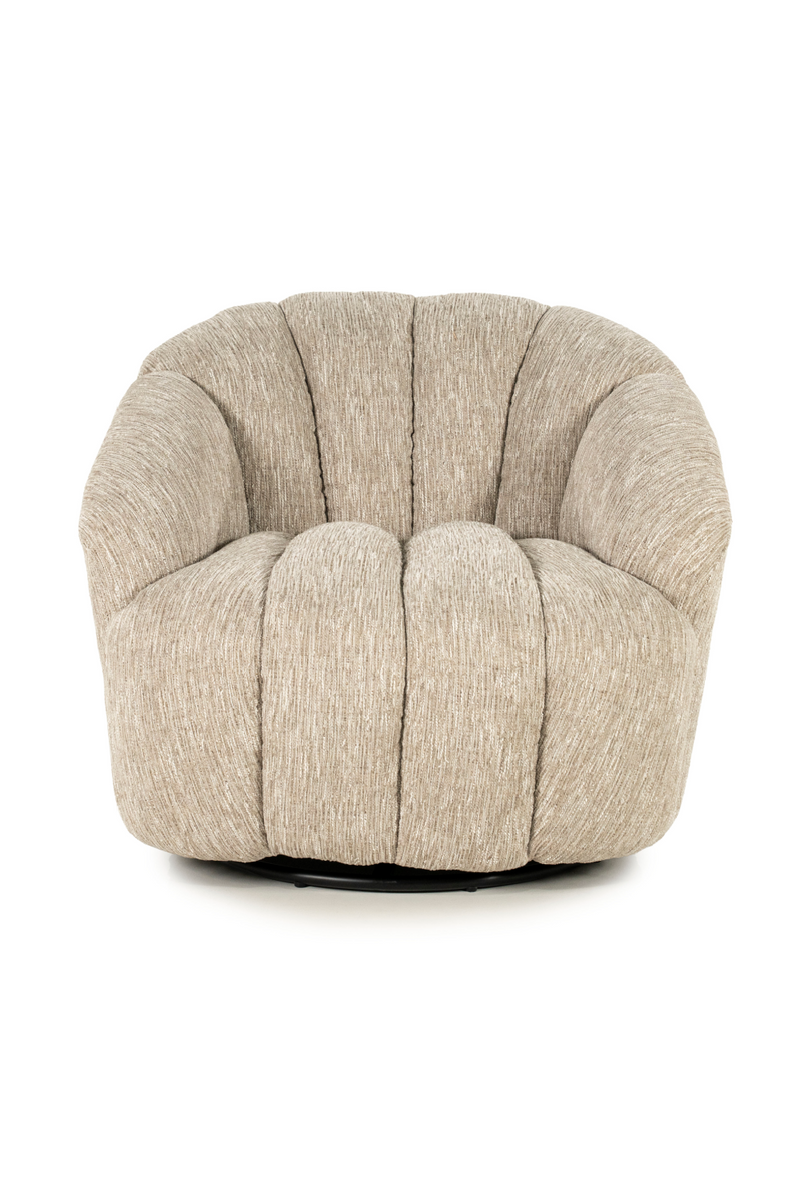 Deep-Channeled Swivel Chair | By-Boo Dream | Oroatrade.com