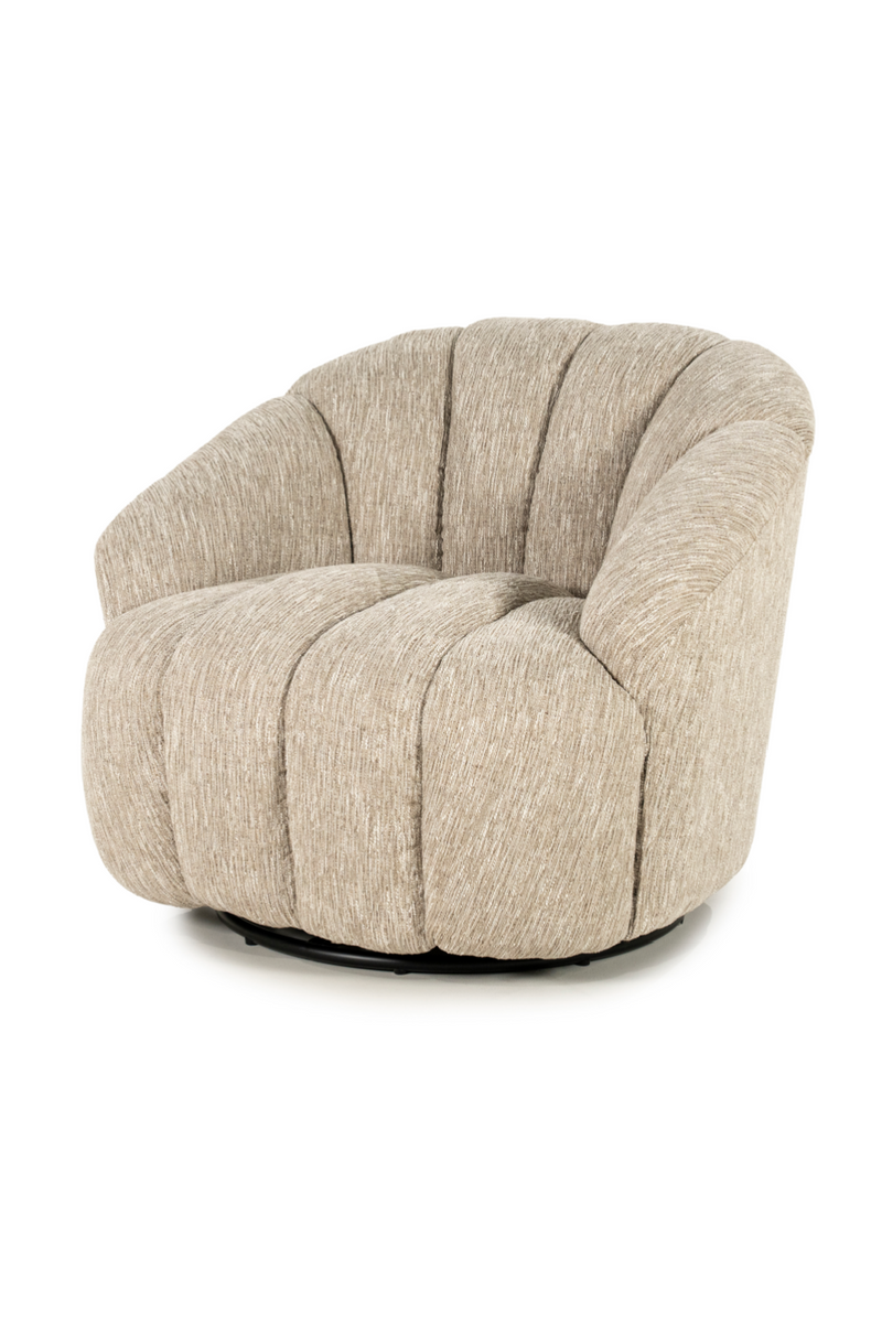 Deep-Channeled Swivel Chair | By-Boo Dream | Oroatrade.com