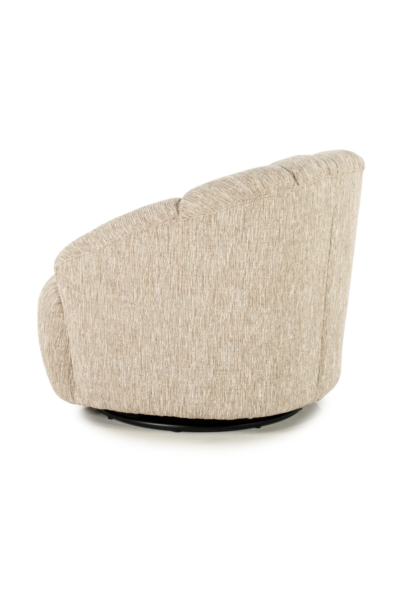 Deep-Channeled Swivel Chair | By-Boo Dream | Oroatrade.com