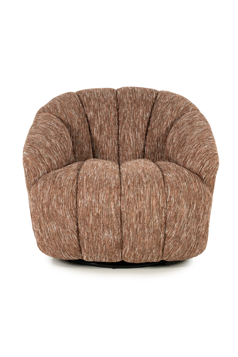 Deep-Channeled Swivel Chair | By-Boo Dream | Oroatrade.com