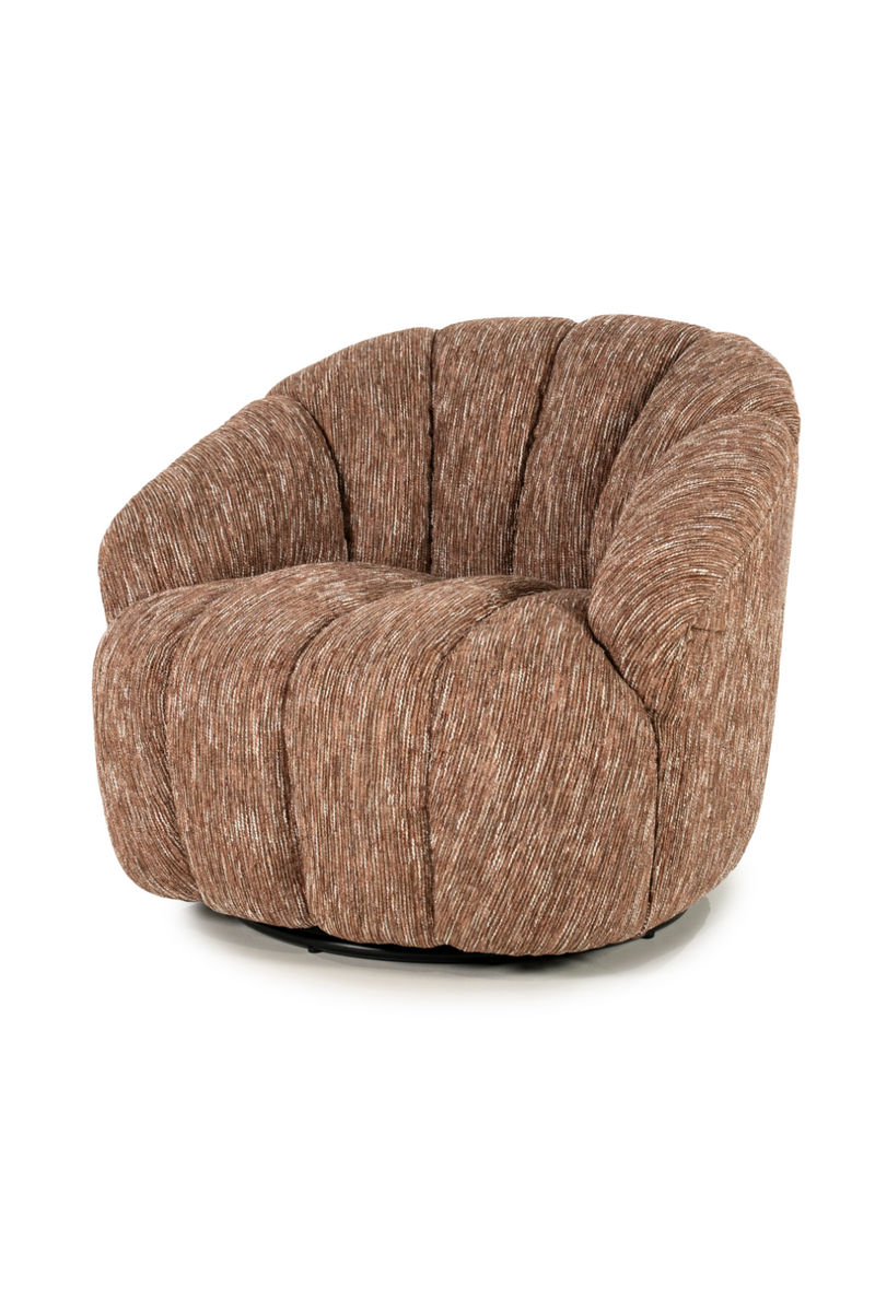 Deep-Channeled Swivel Chair | By-Boo Dream | Oroatrade.com