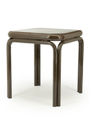 Glazed Iron Square Side Table | By-Boo Zilo | Oroatrade.com