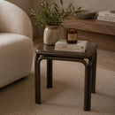 Glazed Iron Square Side Table | By-Boo Zilo