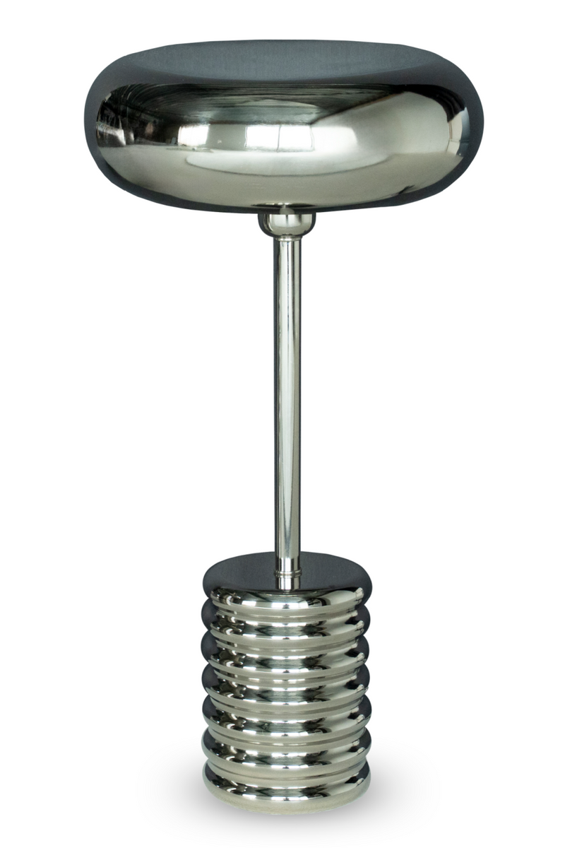 Silver Table Lamp | By-Boo Chromeo | Oroatrade.com