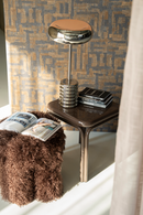 Silver Table Lamp | By-Boo Chromeo | Oroatrade.com