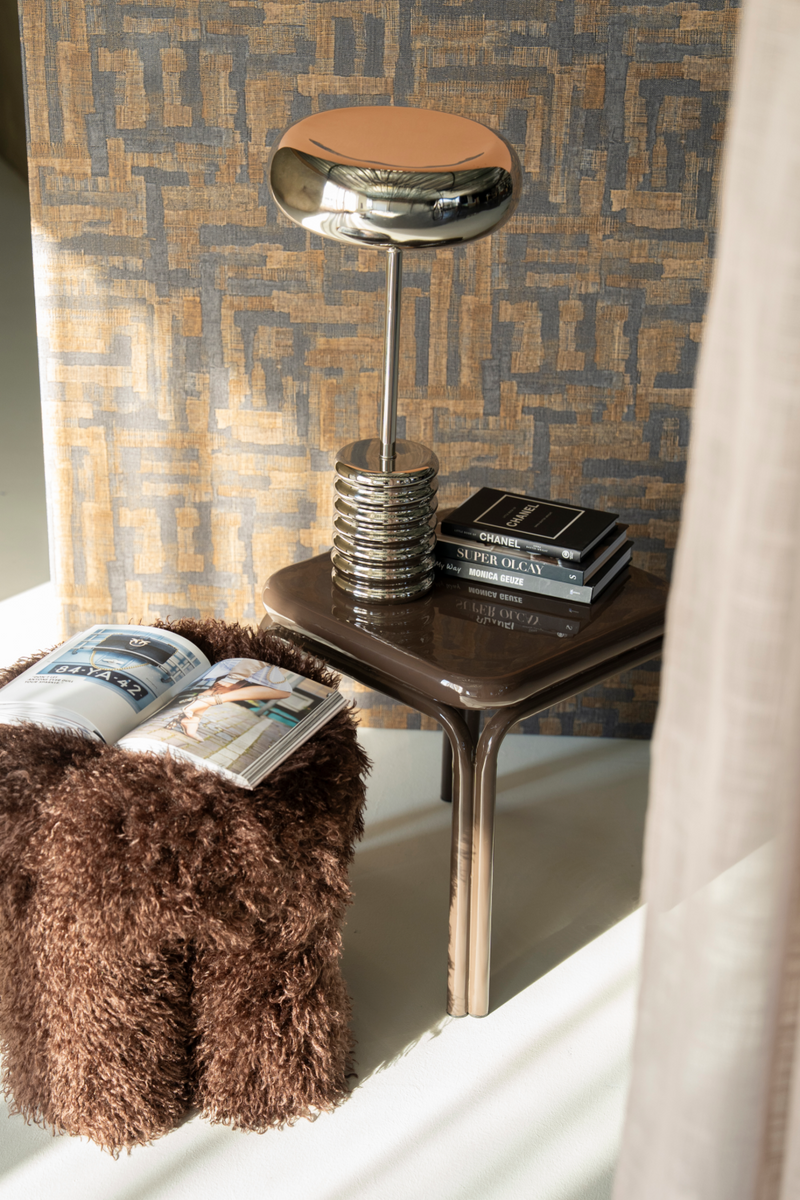 Silver Table Lamp | By-Boo Chromeo | Oroatrade.com