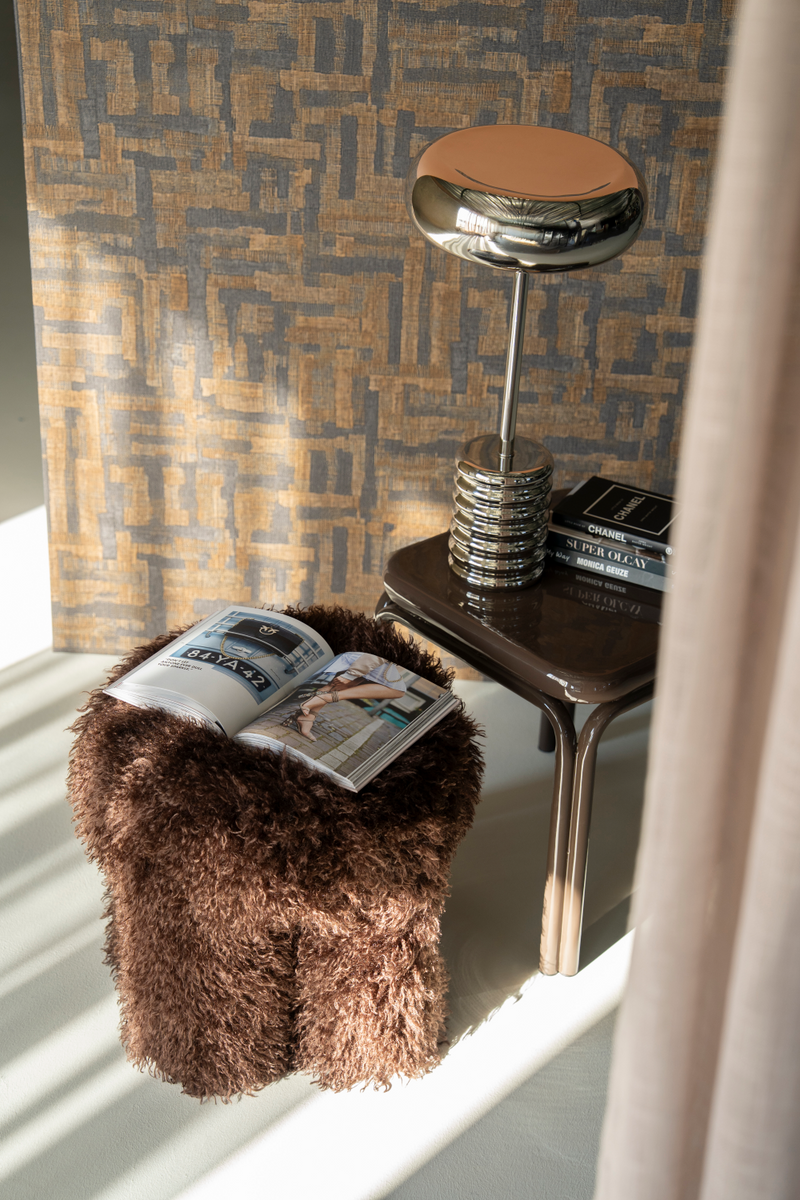 Silver Table Lamp | By-Boo Chromeo | Oroatrade.com