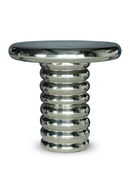 Silver Side Table | By-Boo Chromeo | Oroatrade.com
