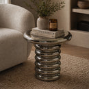 Silver Side Table | By-Boo Chromeo