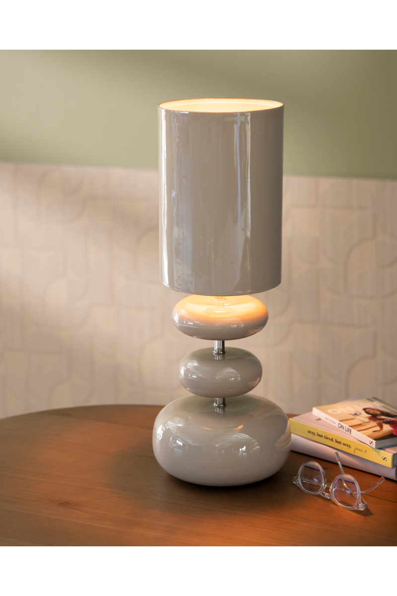 Glossy Iron Table Lamp | By-Boo Orbs | Oroatrade.com