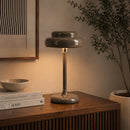 Glazed Iron Table Lamp | By-Boo Bomb