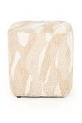 Printed Fabric Square Pouf S | By-Boo Rytm | Oroatrade.com