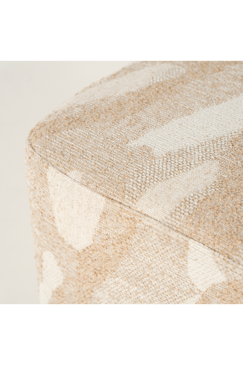 Printed Fabric Square Pouf S | By-Boo Rytm | Oroatrade.com
