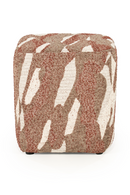 Printed Fabric Square Pouf S | By-Boo Rytm | Oroatrade.com