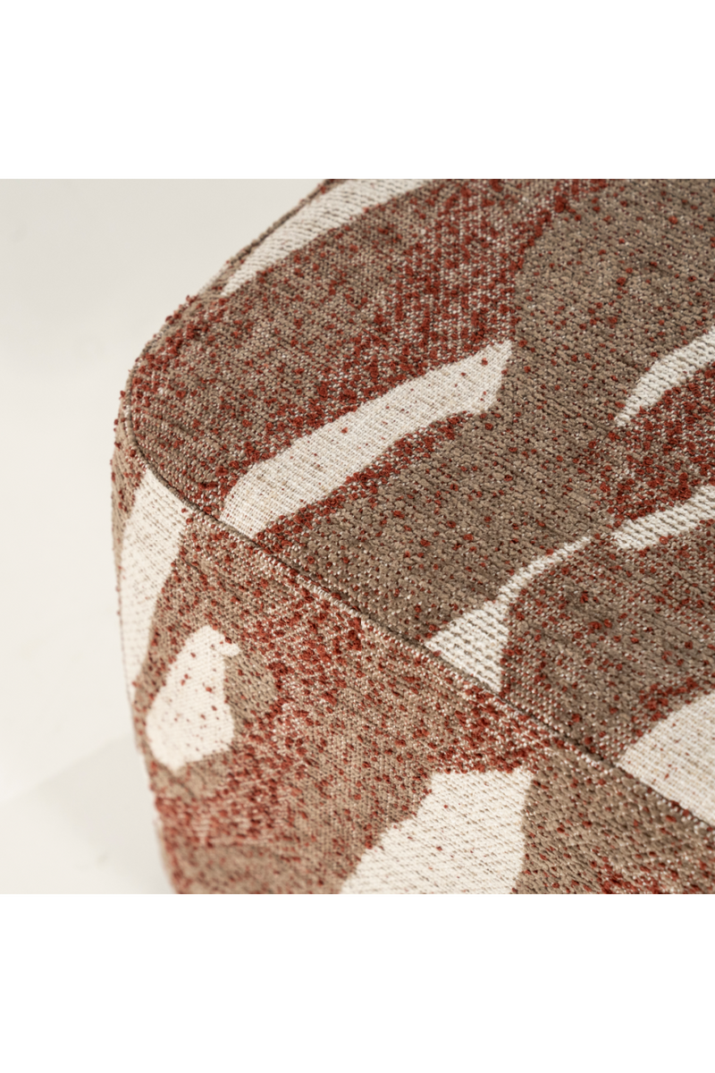 Printed Fabric Square Pouf S | By-Boo Rytm | Oroatrade.com