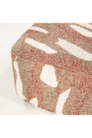Printed Fabric Square Pouf L | By-Boo Rytm | Oroatrade.com
