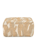 Printed Fabric Square Pouf L | By-Boo Rytm | Oroatrade.com