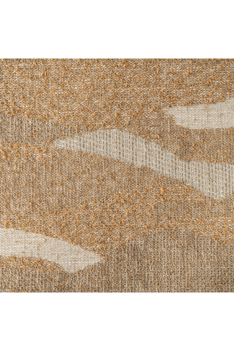 Printed Fabric Square Pouf L | By-Boo Rytm | Oroatrade.com