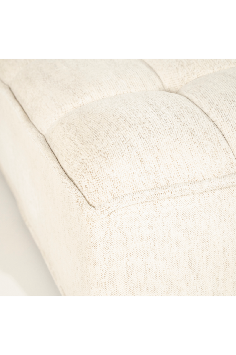 Square-Tufted Beige Lounge Chair | By-Boo Hive | Oroatrade.com