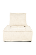 Square-Tufted Beige Lounge Chair | By-Boo Hive | Oroatrade.com
